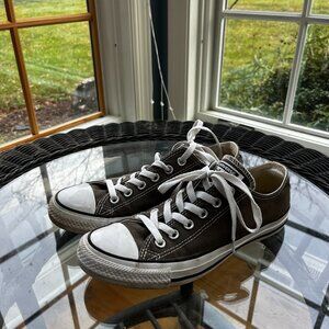 Converse All Stars, Gray, Size 8